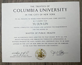 Buy the Columbia University Fake Diploma online?