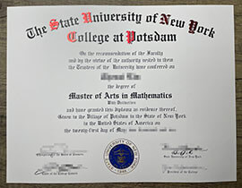 Buy State University of New York at Potsdam diploma online.