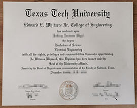 We Sell High Quality Diplomas from Texas Tech University.