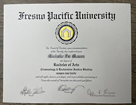 How to make Fresno Pacific University Fake Diploma?