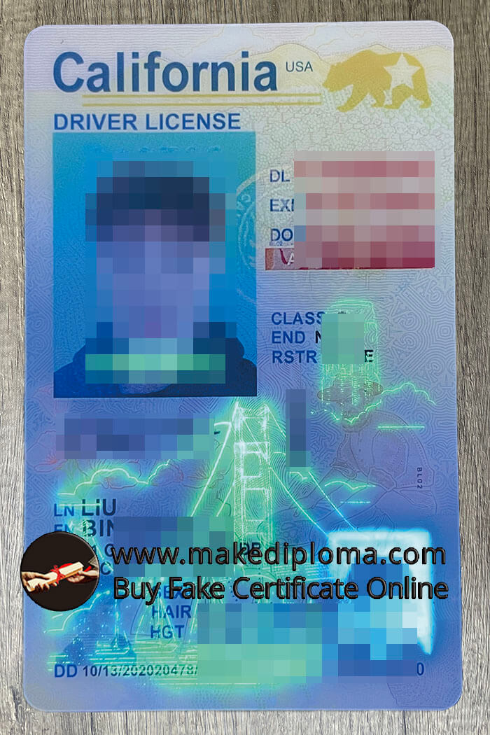 Buy California USA driver's license