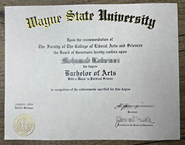 Can I Get Wayne State University Fake Degree Certificate?