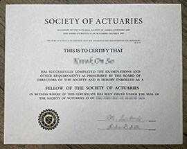 How to buy Society of Actuarial fake diploma online?
