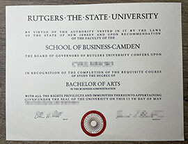 How to buy Rutgers The State University Fake diploma?