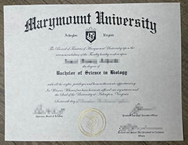 Buy a high quality fake Marymount University diploma.