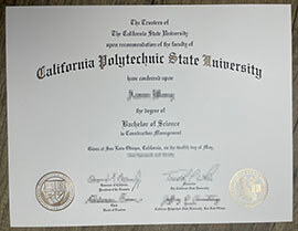 Order a California Polytechnic State University fake degree.