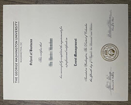 Order George Washington University diploma.