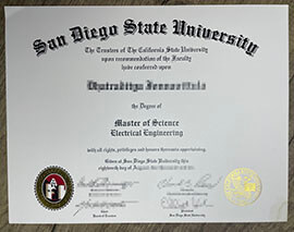 Buy San Diego State University Master Degree.