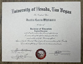 University of Nevada Las Vegas Diploma, Buy UNLV Degree.