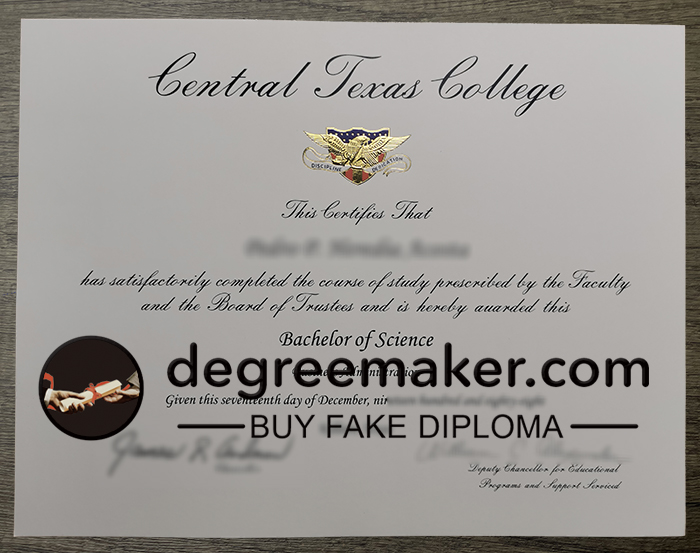 Buy Central Texas College diploma, buy Central Texas College degree online.