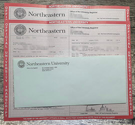 Northeastern University Transcript, Buy NU fake diploma.