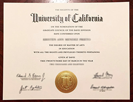 Where to buy UC Davis fake certificate online?