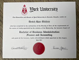 Order the Old Version of York University Diploma.