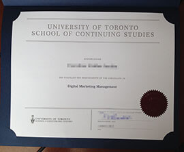 Purchase University of Toronto SCS Fake Diploma Online