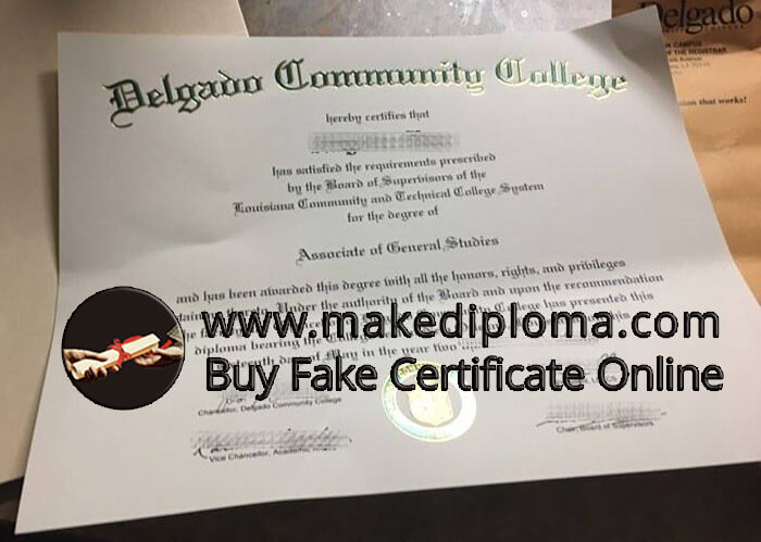 Buy Delgado Community College diploma, buy DCC certificate.