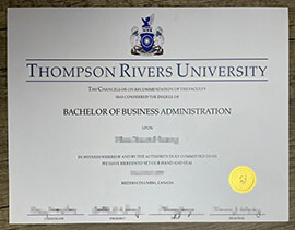 Buy Thompson Rivers University Fake Diploma, Buy TRU Degree.