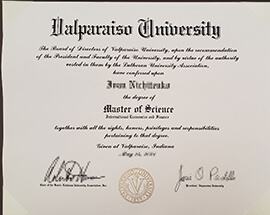 How can I get a Valparaiso University fake diploma?