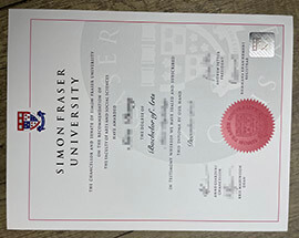Order Simon Fraser University fake diploma online.