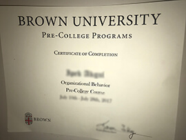 How To Make Buy Brown University Certificate?