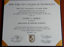 Order New York City College of Technology fake diploma.