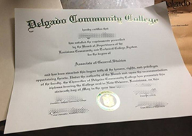 Buy Delgado Community College Diploma Online.