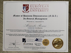 How to order EIU fake diploma? Buy Master Degree.