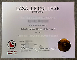 How to order LaSalle College Fake Certificate?