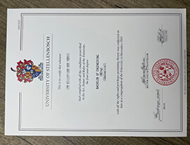 University of Stellenbosch diploma, Fake diploma sample from South Africa.