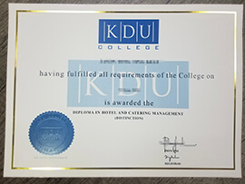 How long to buy KDU College fake diploma?