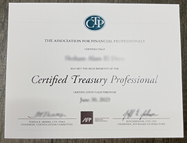 Buy Certified Treasury Professiona (CTP) certificate online.