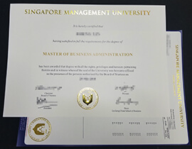 Buy Singapore Management University fake diploma.