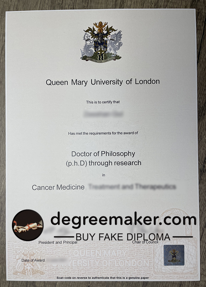 Queen Mary University of London diploma, QMUL diploma