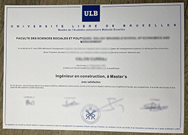 Buy ULB Fake Diploma, Universite Libre de Bruxelles Diploma.
