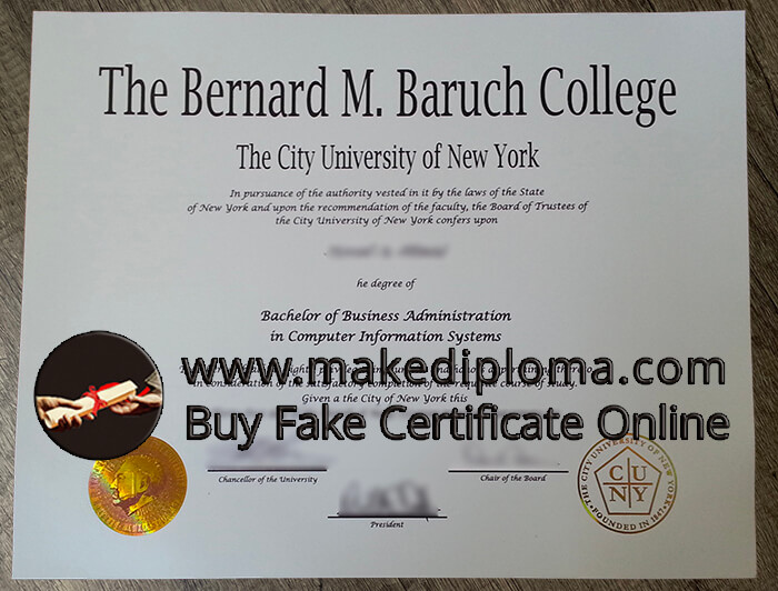 how to buy Bernard M Baruch College diploma? buy fake degree