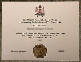 Buy OACETT Fake Certificate, Buy Fake Certificate in Canada.