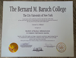 How can I order Bernard M Baruch College diploma?