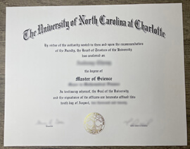 Quickly Order UNC Charlotte Degree Certificates.
