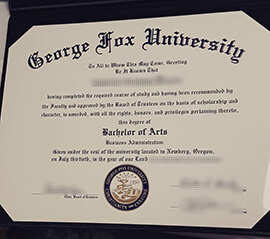 Buy George Fox University Fake Diploma Online.