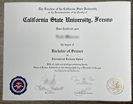 Order California State University, Fresno Bachelor Degree.