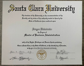 Where to Buy Santa Clara University Diploma?