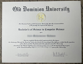 How to buy Old Dominion University fake diploma?