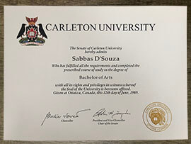 Where can I order Carleton University diploma online?