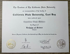 How to order Cal State East Bay fake diploma?