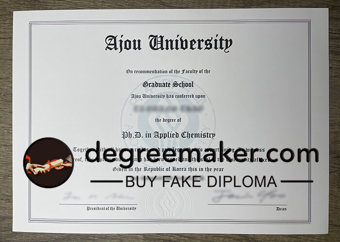 Ajou University diploma, buy fake diploma online, buy Ajou University certificate.