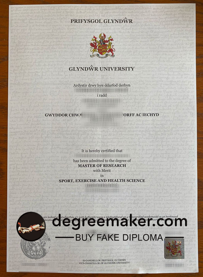 how to order Glyndwr University diploma? where can I buy Glyndwr University certificate, buy fake degree, buy fake diploma onlione.
