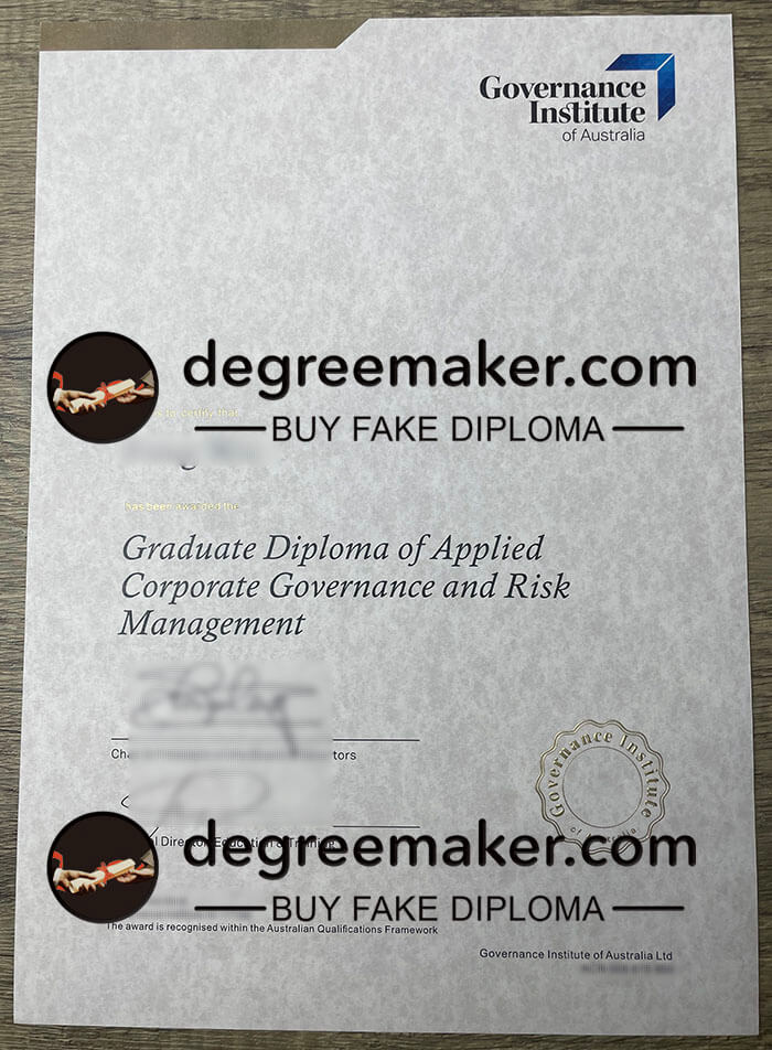 Governance Institute of Australia diploma, buy Governance Institute of Australia degree, buy GIA fake diploma.