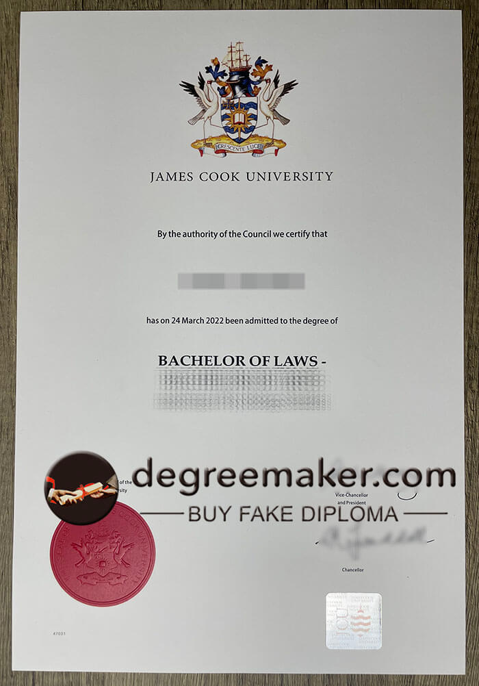 James Cook University diploma, buy JCU fake degree. buy JCU fake diploma.