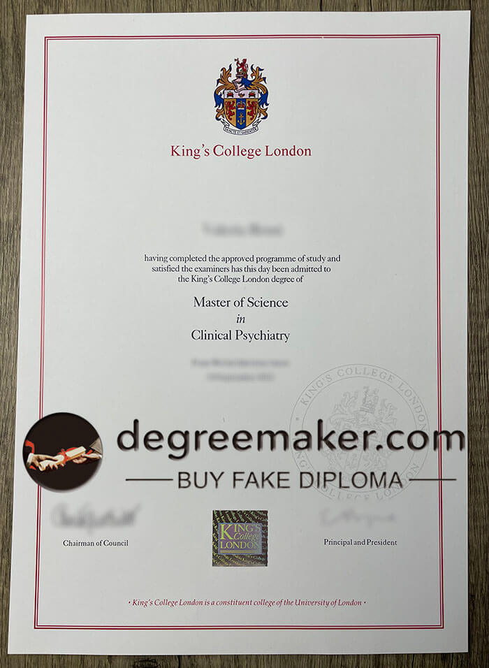 King's College London diploma, buy KCL diploma