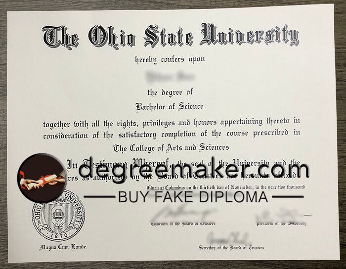Ohio State University diploma, buy OSU degree, buy OSU diploma.