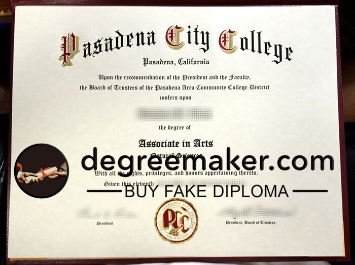 buy Pasadena City College diploma, buy Pasadena City College degree,